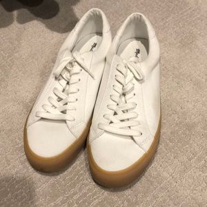 Madewell White Canvas Sneakers